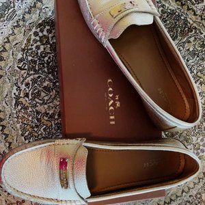 Coach Loafers *Gold* size 9 1/2
